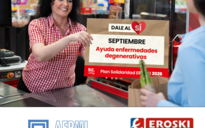 Eroski junto a AEPMI en el programa Céntimos Solidarios